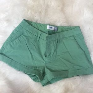 Green shorts